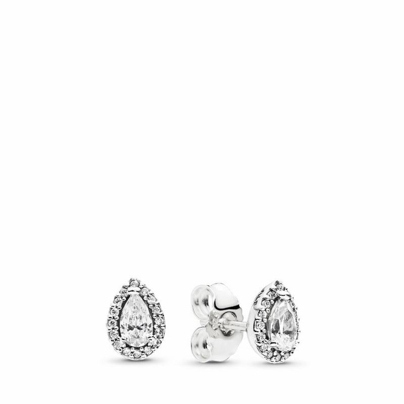 Pandora Radiant Teardrops Stud Earrings Silver Egypt IL3287640